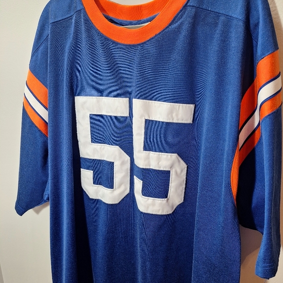 Pro Player Stadium Series Football Jersey #55 size XXL Blue/ Orange - Picture 2 of 9